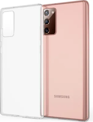 Immagine prodotto di Custodia NALIA "GLAZE" per Samsung Galaxy Note 20 - Custodia protettiva in TPU trasparente, anti-ingiallimento, sottile e leggera - Custodia trasparente per cellulare