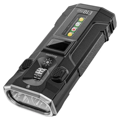 Produktbild von RovyVon E10 Pro – flache EDC‑Power mit Laser, UV‑Licht und AA‑Kompatibilität