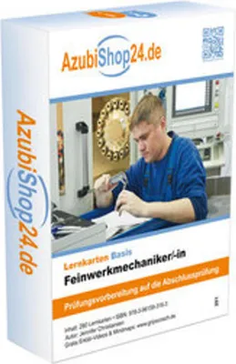 Image de AzubiShop24.de Basis-Lernkarten Feinwerkmechaniker /in