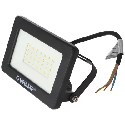 Immagine prodotto di Velamp PADLIGHT5, faretto LED SMD, 30W IP65, 2400 lumen, nero 4000K
