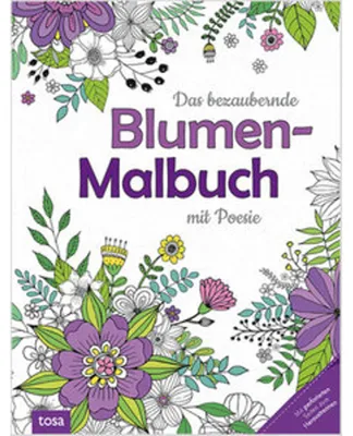 Produktbild von Das bezaubernde Blumen-Malbuch mit Poesie