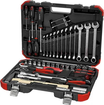 Produktbild von GEDORE red R69003061 Steckschlüssel-Satz 1/2" 61-teilig Auto-Universal, 3300370