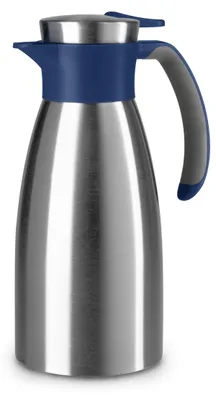 Produktbild von Emsa Soft Grip Isolierkanne, 1 Liter, Edelstahl, 12 Stunden heiß + 24 Stunden ka