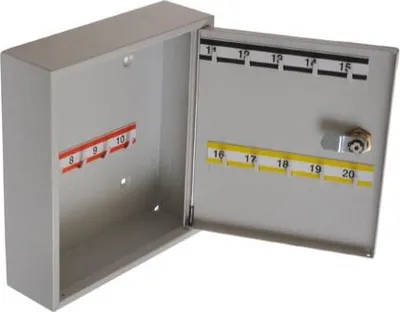 Produktbild von SK20 Schlüsselschrank mit Kassettenschloss, 20 Haken