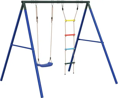 Produktbild von vidaXL Schaukel-Set mit Schaukelsitz und Strickleiter