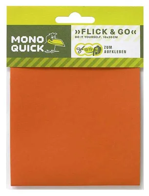 Obrázok produktu pre Samolepiace záplaty, oranžová - záplata, nažehľovacie, nášivky, nášivky, veľkosť: 10,0 x 20,0 cm