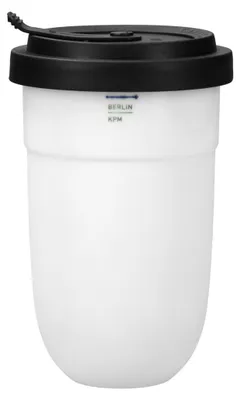 LAB To-Go Becher, Kaffeebecher, 460 ml, handgefertigt, weiß