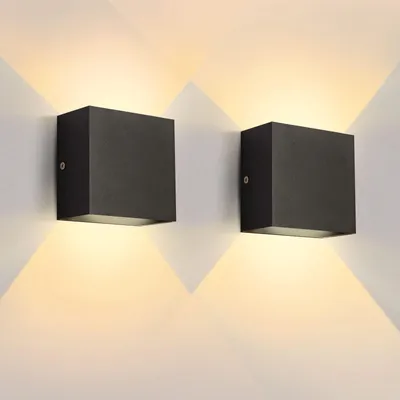Imagen del producto de Lureshine, aplique de pared LED, luz ascendente y descendente, 10W, color
