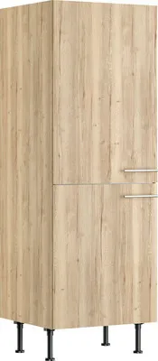 Produktbild von Optifit Vorratsschrank Erik290 BxTxH 60 x 58,4 x 176,6 cm wildeiche strukturiert matt zerlegt Anschlag reversibel KFER M