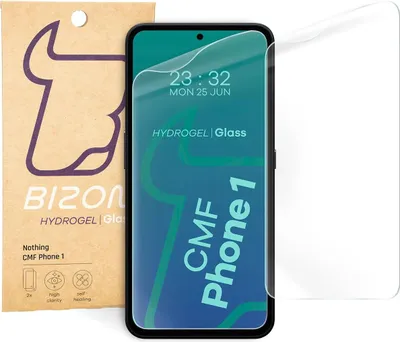 Produktbild von Bizon Glass Hydrogel Front Nothing CMF Telefon 1 [2 PACK]