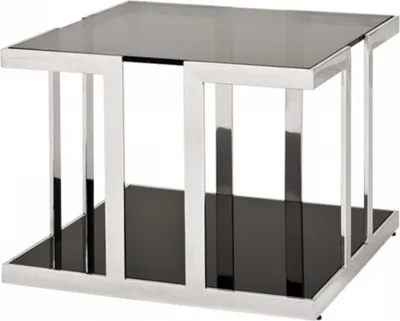 Produktbild von Casa Padrino Luxus Art Deco Designer Beistelltisch 65 x 65 x H. 55 cm - Luxus Qualität