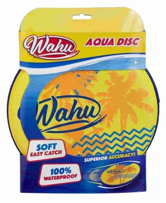 Productafbeelding van Wahu Aqua Disc Geel/ Oranje 100% waterproof frisbee