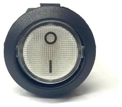 Ersatz-Zündschalter für Kaffeemaschine, 4 Kontakte, schwarz