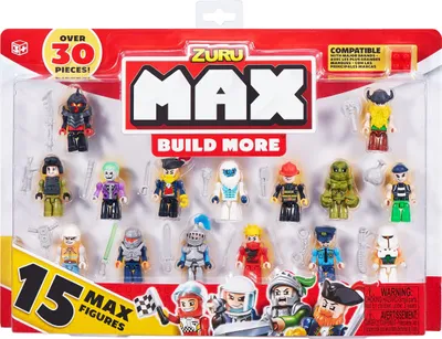 Image de ZURU MaxBuild Set de 15 figurines