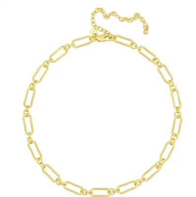 Produktbild von Fashionbox Kette Messing 38+12cm gelb 449050014