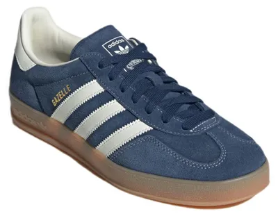 Produktbild von Adidas Gazelle Indoor JQ8393 – Klassische Sneaker in Nindig/Owhite/Goldmt 43 1/3