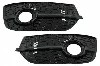 Imagen del producto de Cubiertas para faros antiniebla y rejillas laterales para Audi Q3 8U, modelo 2011-2014, estilo RS, color .