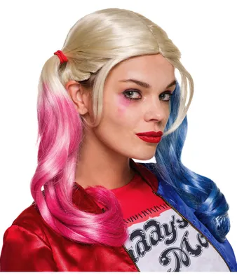 Produktbild von Lizenzierte Harley Quinn Perücke