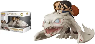Produktbild von Harry Potter - Gringotts Dragon Harry, Hermion, & Ron Riding 93 - Funko Pop! - Vinyl Figur