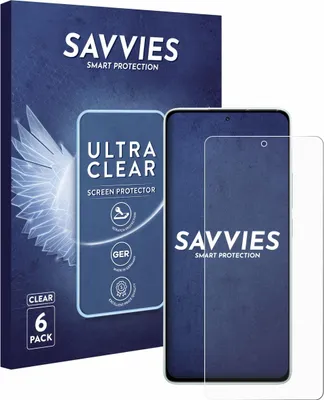 Produktbild von 6x Für Xiaomi Redmi Note 14 5G Schutzfolie Savvies Displayschutz Display Schutz Folie Klar Transparent
