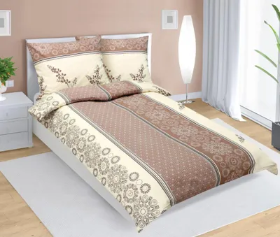 Obrázek produktu pro Flanelové povlečení - Hnědá - 140x200, 70x90