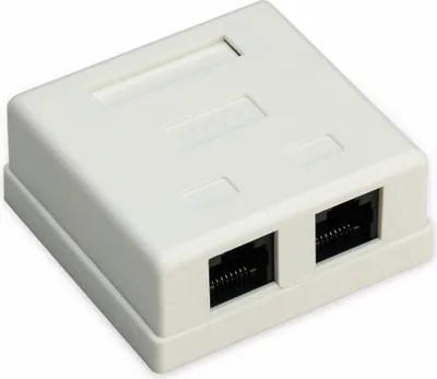 Produktbild von Goobay 4040849776335 RJ-45 Weiß Steckdose (77633)