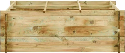 Produktbild von vidaXL Pflanzkübel Hochbeet Kiefernholz Imprägniert 120x120x40 cm