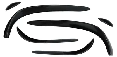 Imagen del producto de Divisores delanteros Aero para Mercedes C W205 S205 C205 A205, modelo 15-18, estilo C43, color brillante.