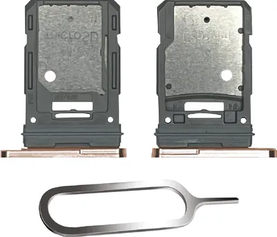 Produktbild von Samsung Galaxy S20 Fe 4G 5G Sim Karten Halter Tray Adapter Fach Stecker Slot + Nadel Single Orange