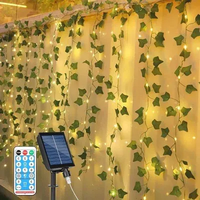Obrázok produktu pre Famanu svetelný reťazec Solar, 3 x 1 m - vonkajšie osvetlenie s 160 LED diódami - vodotesný - vhodné na záhradu, balkón, svadbu, kempovanie, Vianoce