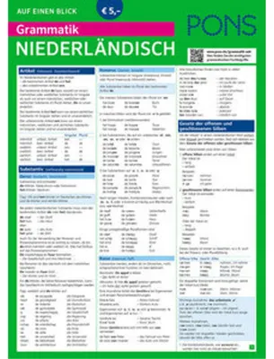 Image de PONS Grammatik auf einen Blick Niederländisch