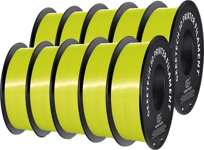 Zdjęcie produktu dla filament 3D Silk PLA, temperatura druku 200-230 ℃, średnica 1,75±0,03 mm, żółty