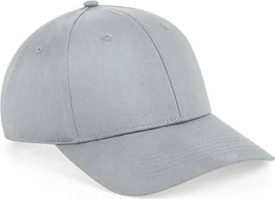 Produktbild von Beechfield B648 | Urbanwear 6 Panel Snapback, Leicht gebogener Schirm - Farbe: Light Grey - Größe: One Size