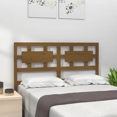 Produktbild von Kopfteil Honigbraun 165,5x4x100 cm Massivholz Kiefer , Kopfteile Design 2024