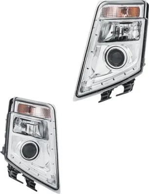 Image de Kit de phares principaux 24 V LED PY21W H7/H7 halogène DE HELLA pour VOLVO FM, entre autres