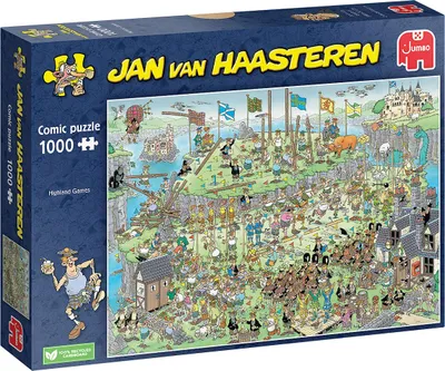 Zdjęcie produktu dla Jan van Haasteren Highland Games 1000pcs, 1000 szt., Komiksy, 12 lat(a)