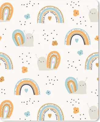 Produktbild von MuchoWow® Mauspad Mousepad Tiere - Muster - Regenbogen - Blumen 19x23 cm - Mousepads - Maus Mat - Pad - Mausunterlage - Mauspads - Spielen