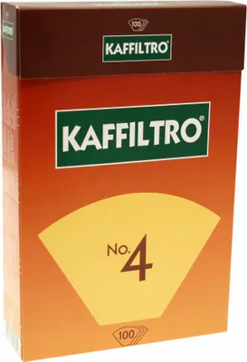 Obrázek produktu pro Kávový filtr Jednorázový filtr f. Kávovary Kávovar č. 4 100