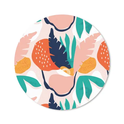Produktbild von MuchoWow® Mauspad Mousepad Dschungel - Blätter - Abstrakt 20x20 cm - Mousepads - Maus Mat - Pad - Mausunterlage - Schreibtischmatte