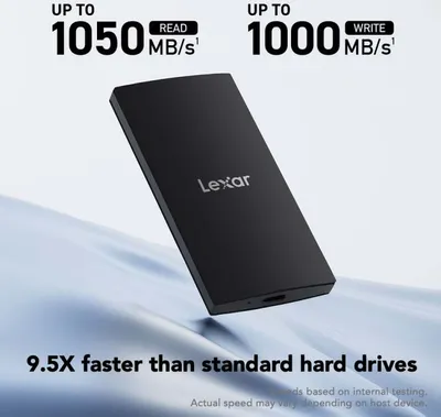 Obrázek produktu pro Lexar LSL300002T-RNBNG, 2 TB, USB typu C, 3.2 Gen 2 (3.1 Gen 2), 1050 MB/s, Černá