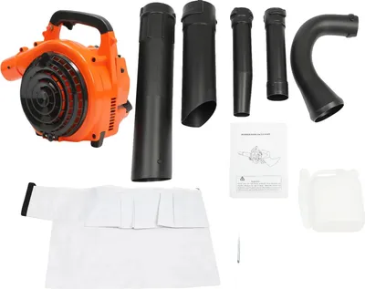 Obrázek produktu pro Foukač listí, výkon 0,75 kW, motor 25,4 cm³, otáčky 7000 ot./min, objem nádrže 1,2 l, hmotnost 6,5 kg
