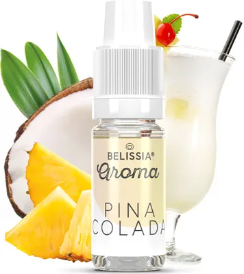 Produktbild von Belissia Lebensmittelaroma Pina Colada - 10ml Hochdosiertes Aroma - Kalorienfrei, Vegan - Für Speisen, Getränke, Shake, Quark, Nebelmaschine uvm.