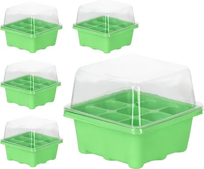 Produktbild von KOTARBAU® 5er Set Anzuchtkasten mit 9 Keimschalen zur Anzucht von Pflanzensamen