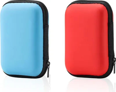 Produktbild von Box - 2 Stück Spielkartenbox - robuste Kartenbox für Spielkarten - Etui für UNO Kartenspiel - Phase 10 - Kartenspiel - Cabo - Kartenspiel - UNO Flip Kartenspiel - UNO Extreme - Blau und Rot - Mehrfarbig