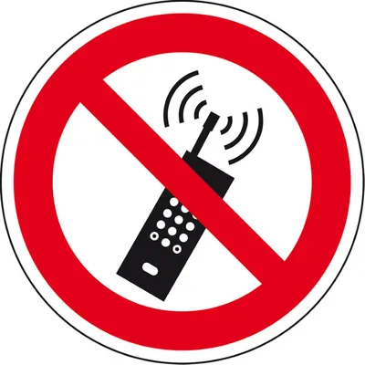 Produktbild von Dreifke® Verbotsschild Mobiltelefone verboten, ASR/ISO, Folie, selbstklebend,...