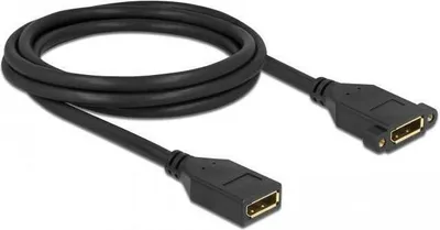 Immagine prodotto di DELOCK Cavo DisplayPort 1.2 da femmina a femmina per installazione 4K 60 Hz 2 m