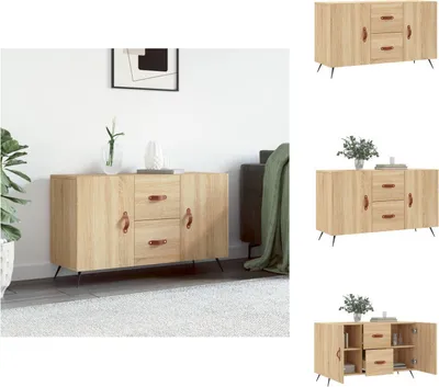 Image de vidaXL Sideboard Chêne Sonoma 100x36x60 cm Bois composite - Sideboards