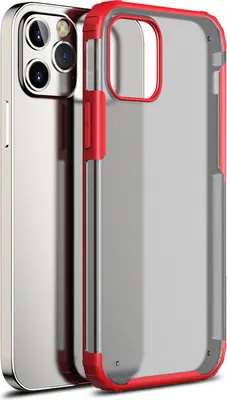 Produktbild von Handy Case Silica Gel Anti-Rutsch Anti-Drop Zurück Shell für iphone 11 rot