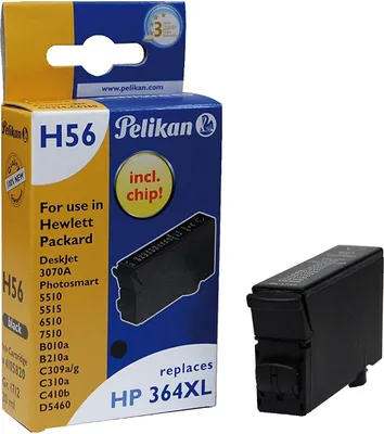 Produktbild von Pelikan Patrone HP364XL CB321EE/CB322EE black remanufactured retail
