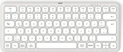 Zdjęcie produktu dla Hama Multi-Device-Tastatur WK-500 kabellos Funk u. BT klein WS QWERTZ (00173060)